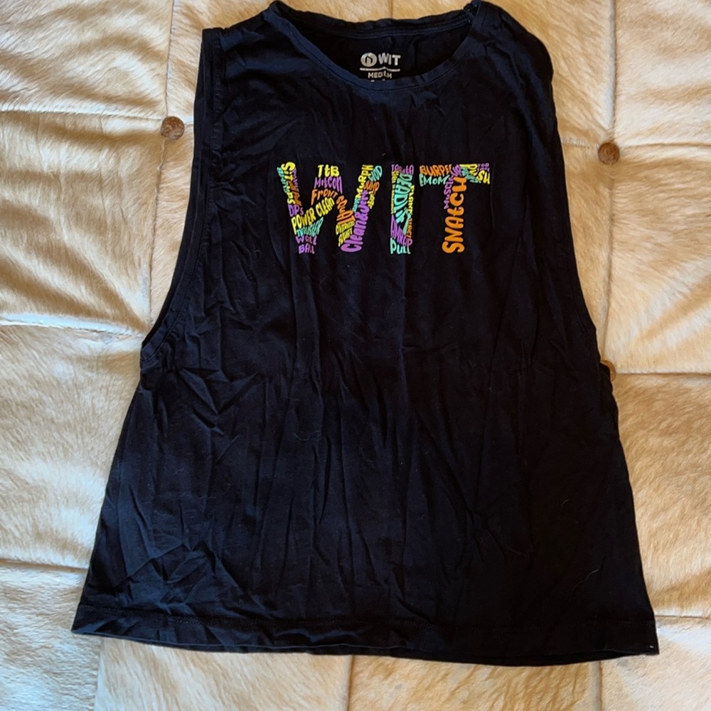 WIT tank.  Black, medium.
